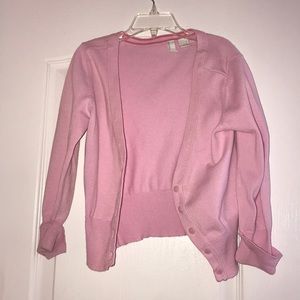 Pink kids cardigan